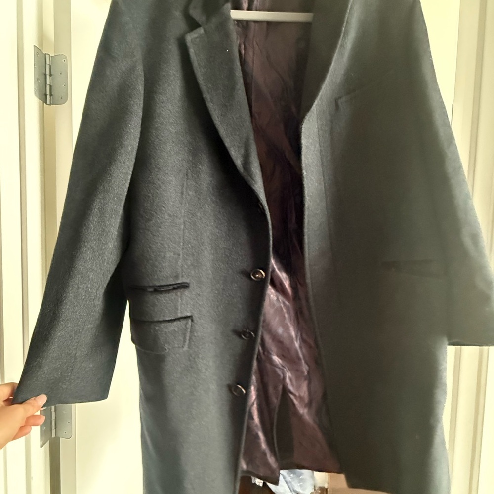 Ted Baker Gray Wool Coat